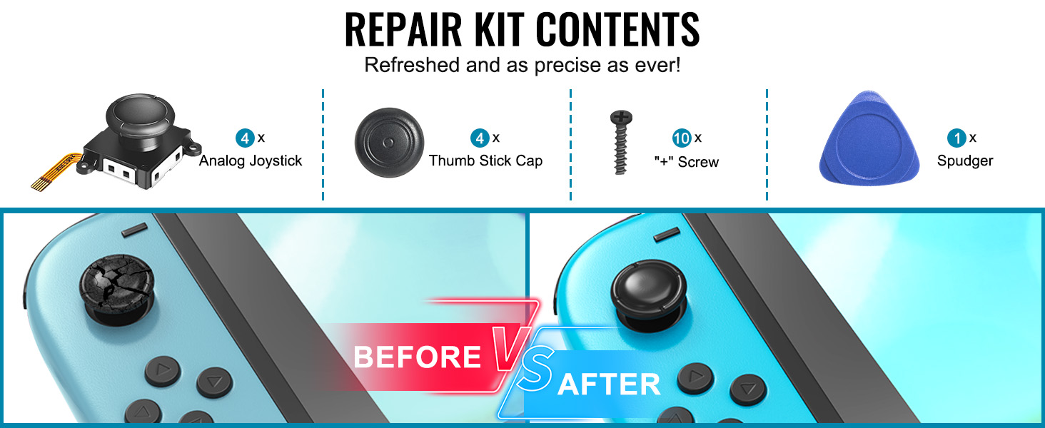 kit de reparación para Joy-Con
