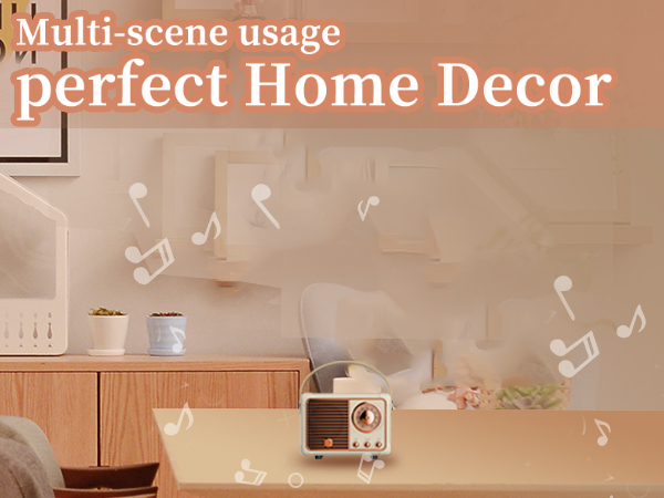 retro speaker for home decor
