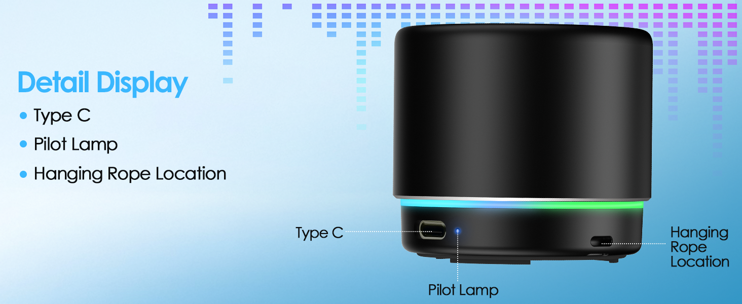 Mini Speaker for Room, Bike, Car