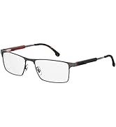 Carrera Men's 8833 Rectangular Prescription Eyewear Frames, Matte Ruthenium, 56mm, 17mm