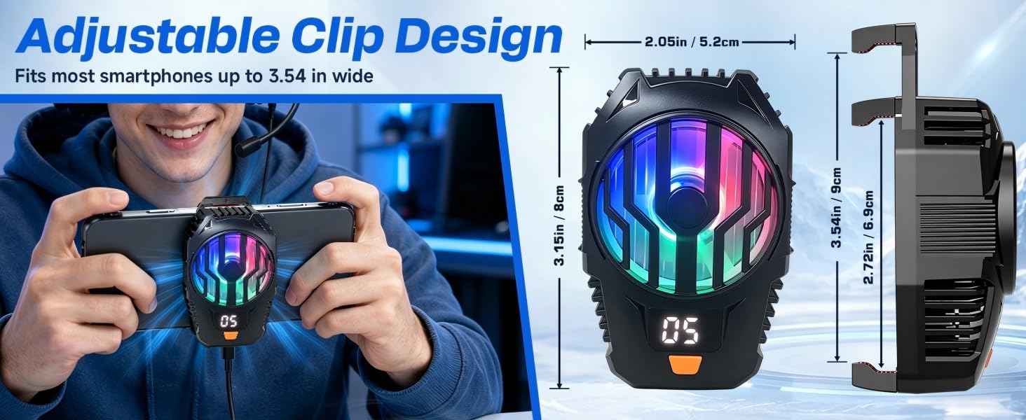 Clip-On Phone Cooler