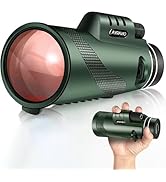 Birthday Gifts for Men Dad Him Husband Teen, 10x42 Compact Monocular Telescope, High Powered FMC ...