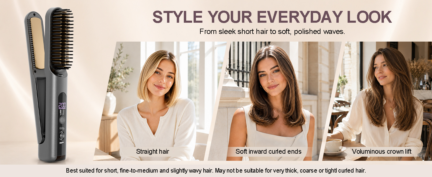 cordless hair brush