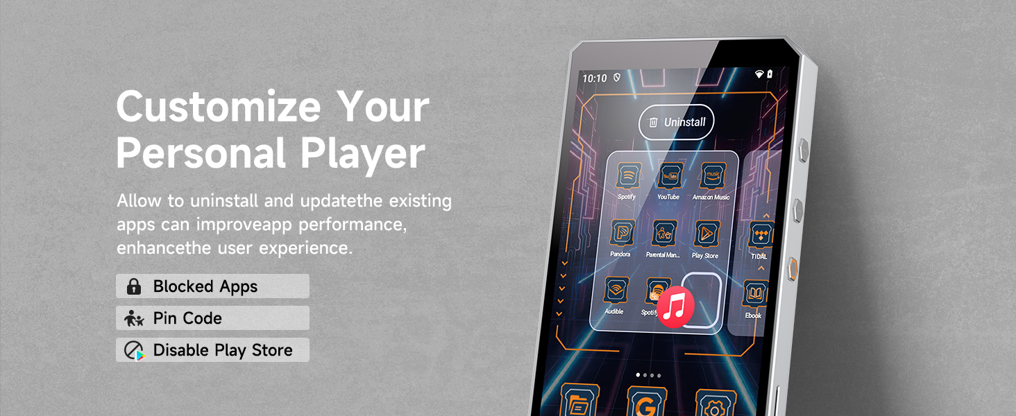 Customize Your Personal Player