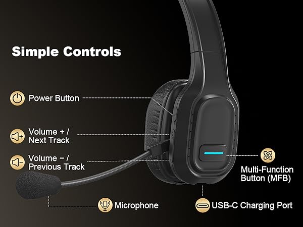 Single Ear Wireless Headphone i2
