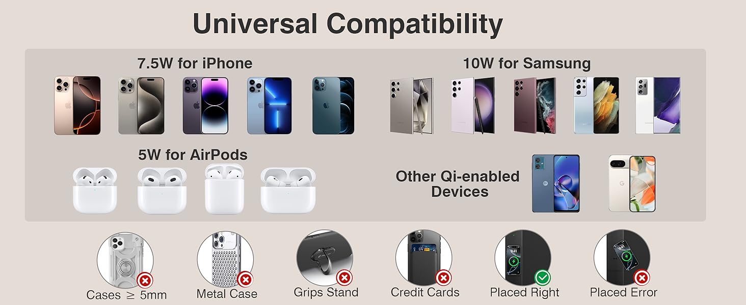 magnetic wireless charging mouse pad