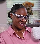 VISOONE Square TR90 Blue Light Blocking Glasses with Anti Glare Computer Glass Woman and Men SAGE