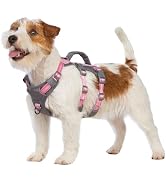 Huntboo Reflective Dog Harness with Handle, Escape Proof, No Slip, Breathable, Lightweight, Adjus...