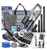 VCANENERGY 29PCS Car Cleaning Kit Interior Detailing for Men Women(Grey) | 17000PA High Power Han...