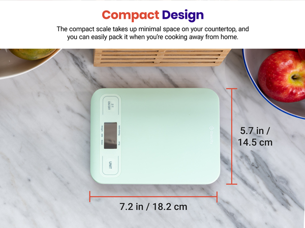 Great size to fit your kitchen's countertop perfectly.