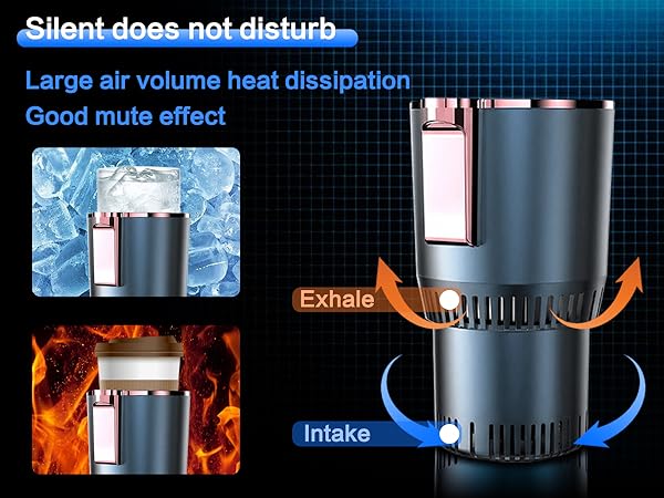 smart cup holder car cooler warmer
