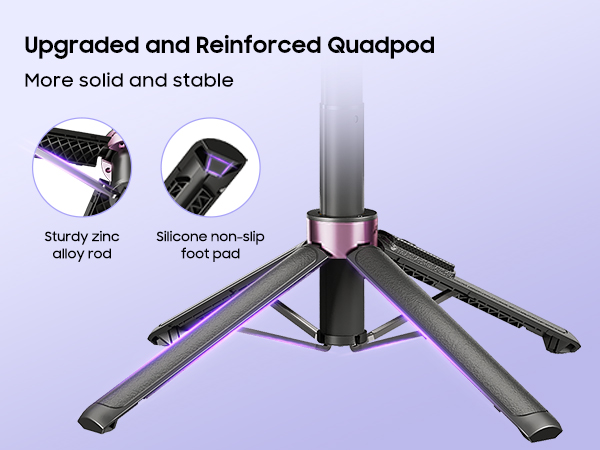Selfie Stick Tripod with Light