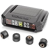 RV Tire Pressure Monitoring System,Wireless TPMS Tire Pressure Monitor System with Solar Charging...