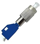 PacSatSales - FC Male to LC Female Fiber Optic Adapter - 1 Pack - LC Fiber Adapter for VFL &amp; OPM ...
