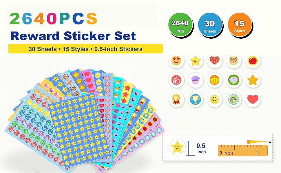 mini reward stickers