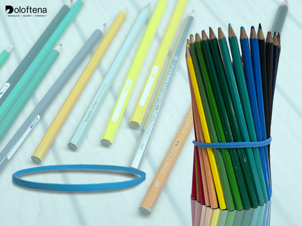 larger rubber bands for office