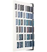 Earthy Blue Bible Tabs for Women and Men, Large Print Laminated Bible Tabs, Easy to Read, Easy to...