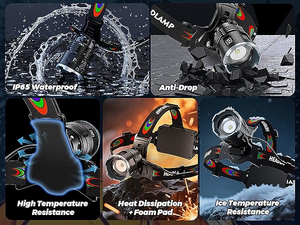 head lamps led rechargeable
