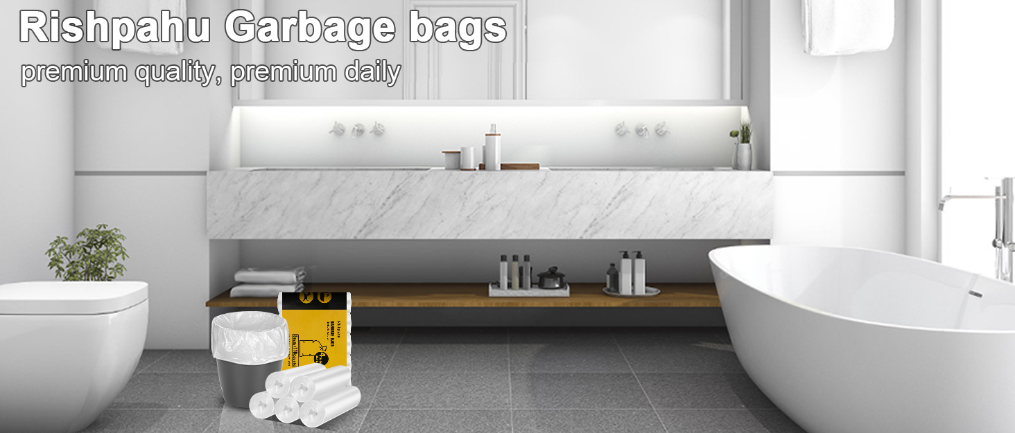 RISHPAHU BATHROOM TRASH BAGS