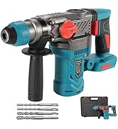 Brushless Rotary Hammer Drill for Makita 18V Battery (Tool Only) – 3.2 Joule Impact, 1-1/8" SDS-P...