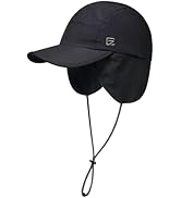GADIEMKENSD Waterproof Men's Winter Hats with Earflaps, Warm Fleece Lined Trapper Hat for Cold We...