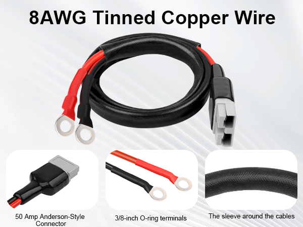 8AWG Battery Quick Connect Cable