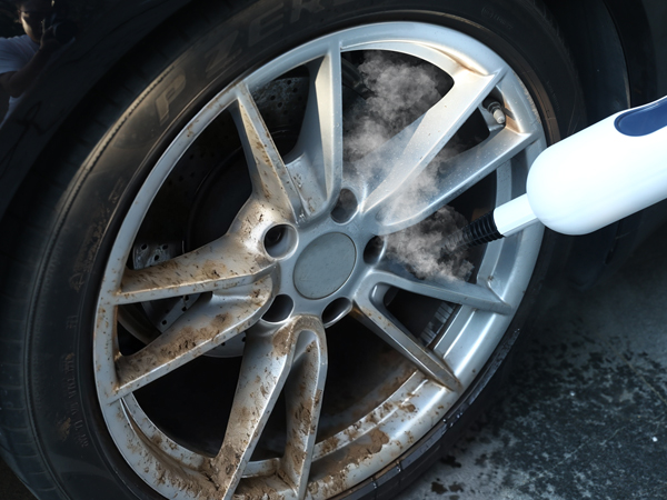 steam mop cleaning wheel hub