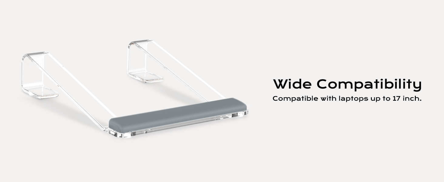 Clear Acrylic Laptop Stand for Desk
