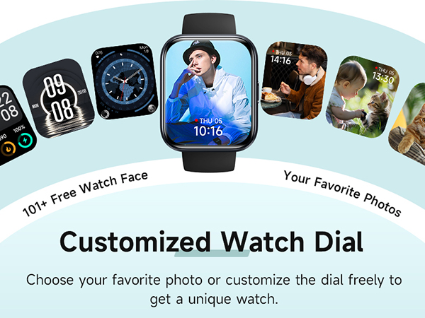 Smart Watches for Men Women Android &amp;amp;amp; iPhone, Fitness Tracker with 110+ Sports Modes
