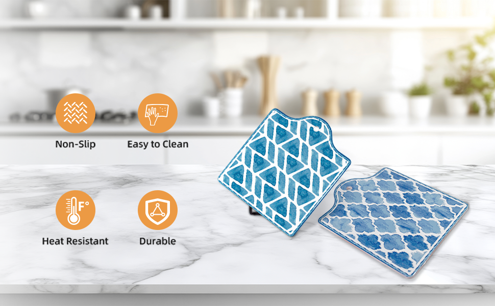 Non-Slip, Easy to Clean, Heat Resistant, Durable