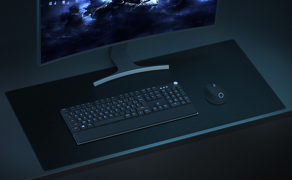 large gaming mouse pad xl waterproof black