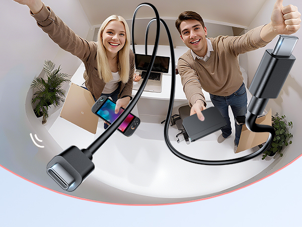  Length of 5FT (1.5M/59 IN),same length as the original charging cable
