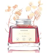 Hongdian Fountain Pen Bottled Ink Burly Wood Color, 60ml Non Carbon Inkwell Bottle, Artist Callig...