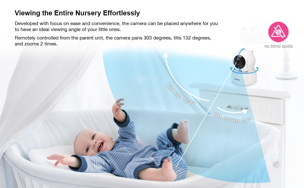 viewing the entire nursery 