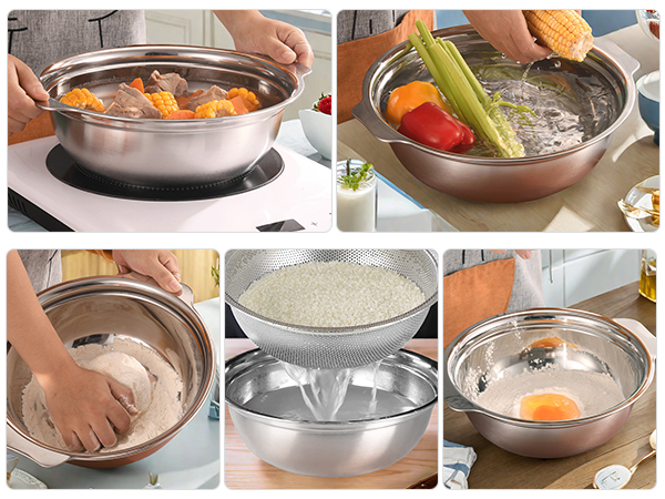 stainless steel colander