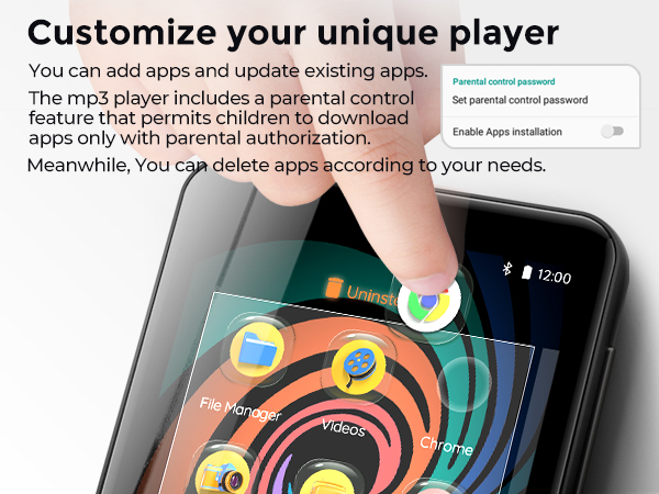 bluetooth mp3 music player