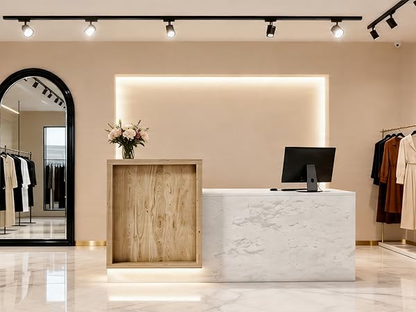 79&amp;#34; Reception Desk with Counter