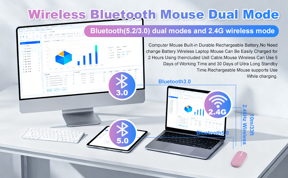 Wireless Bluetooth Mouse