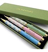 MESMOS 3pk Pastel Ballpoint Pen Set, Inspirational Unique Gifts for Women, Womens Gift, Fancy Pen...
