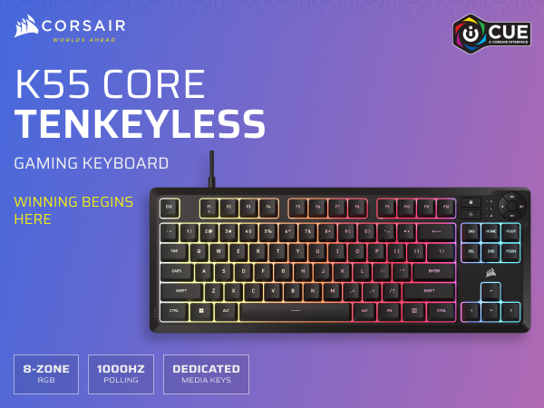 Gaming Keyboard; Tenkeyless; RGB