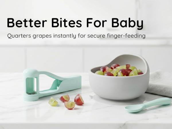 Toddler grape slicer quarters small fruits for safer eating kids food prep kitchen gadget tool