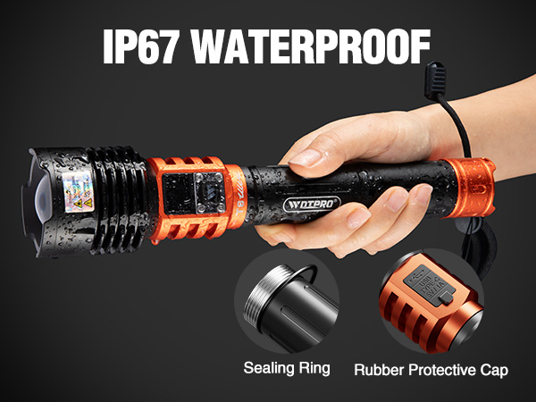 work flashlight rechargeable