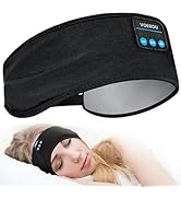Voerou Sleep Headphones, Adjustable Bluetooth Headband Headphones, Ultra-Long Play Time Sleeping ...