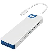 HyperDrive Flex 9-in-1 USBC Docking Station Dual Monitor HDMI Hub — 2 HDMI 4K60Hz, 100W PD USB C,...