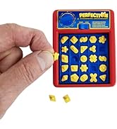 World's Smallest Perfection, Fully Functional Miniature Game, Classic Fast-Paced Shape Game for K...