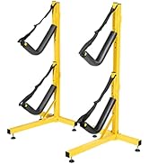 AA Products Inc. Double Kayak Storage Rack Free Standing Storage for Two Kayak, SUP, Canoe and Pa...