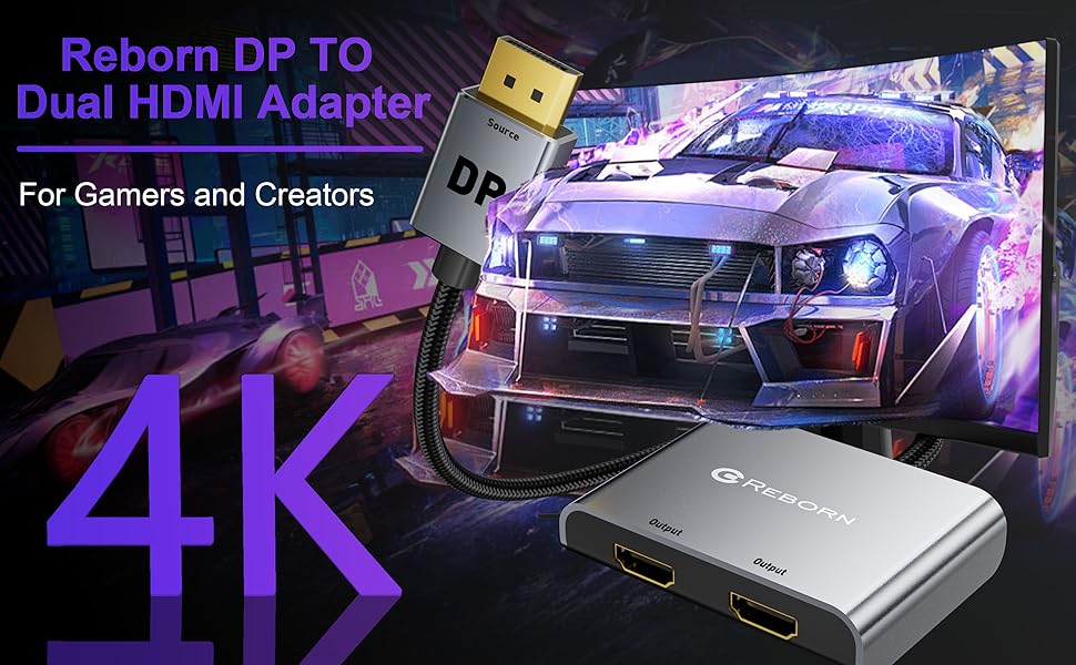 hdmi splitter extended display