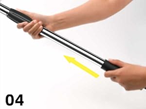 Adjustable telescopic rod
