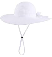 Connectyle Kids Sun Protection Hat Foldable Beach Sun Hats for Girls Summer Hat
