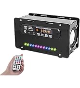BANRIA DIY Bluetooth-Compatible Speaker Kit, DIY FM Radio Soldering Practice Kit USB Home Sound A...